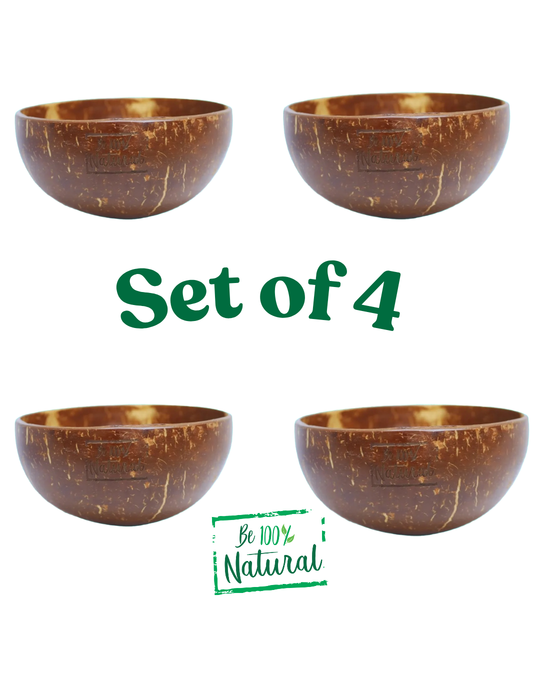 Coconut 🥥 bowl set of 4
